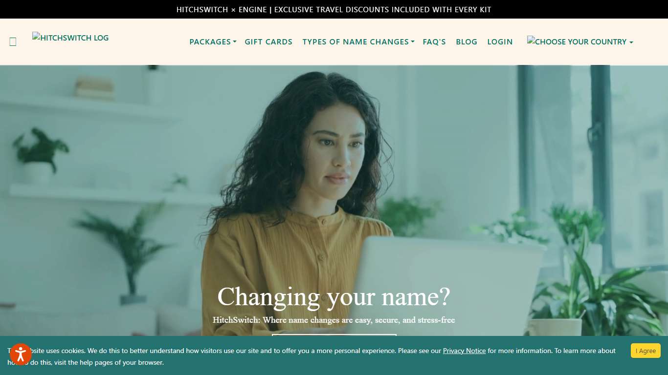 Name Change Services Online | HitchSwitch