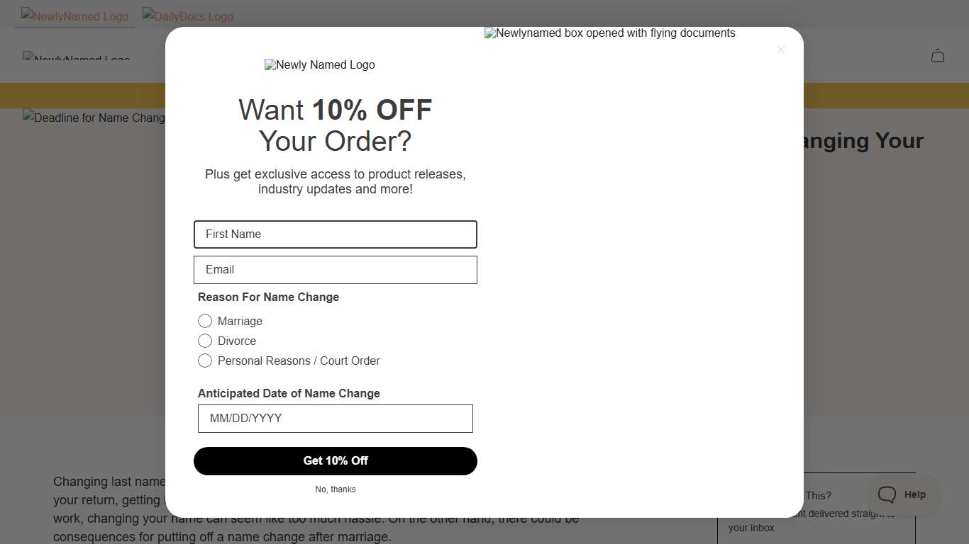 Deadline For Name Change After Marriage – NewlyNamed